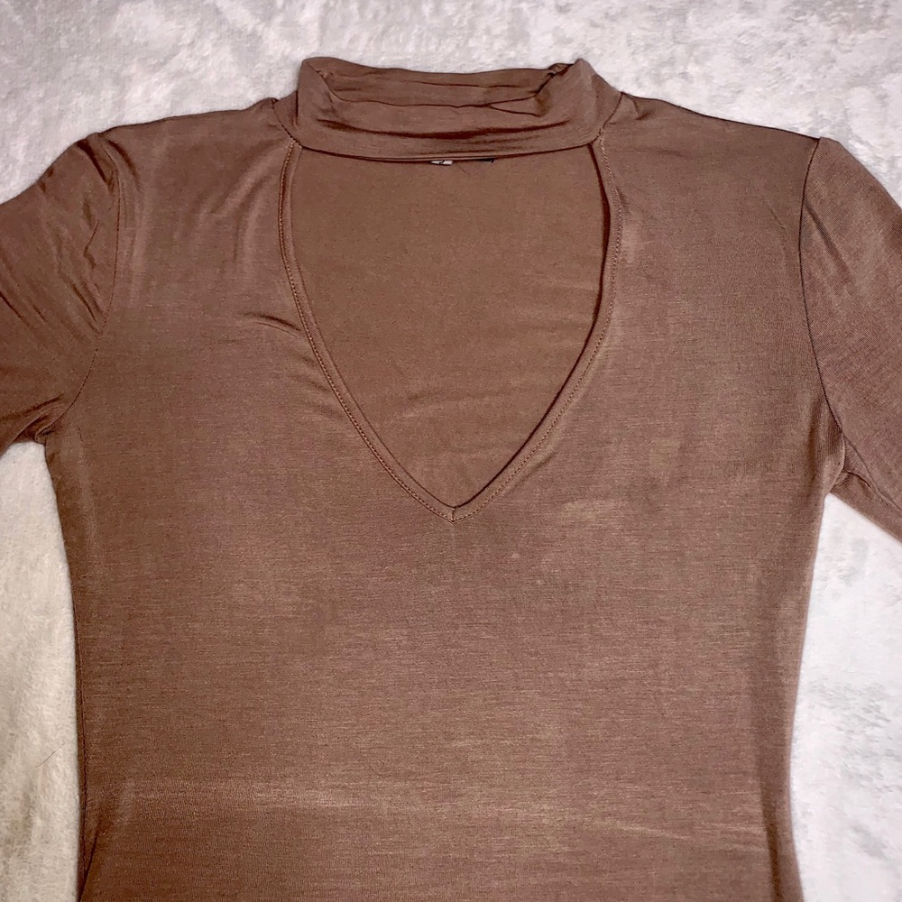 Kendall and Kylie Tan/Beige Bodysuit Size … - Picture 6 of 10